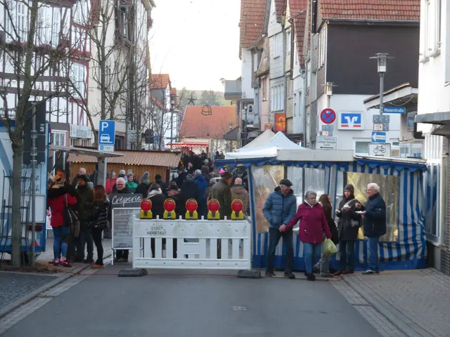 Anfang des Marktes in Neustadt