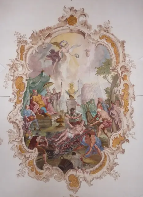 Deckenfresko von Sigismund Reis | Foto: Dr. Hubert Raab