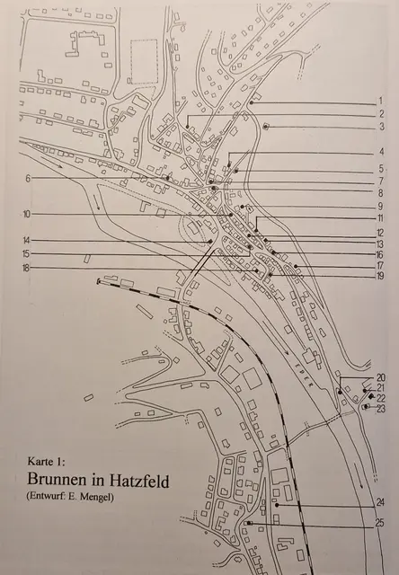 Brunnen in Hatzfeld von 1859 - heute?