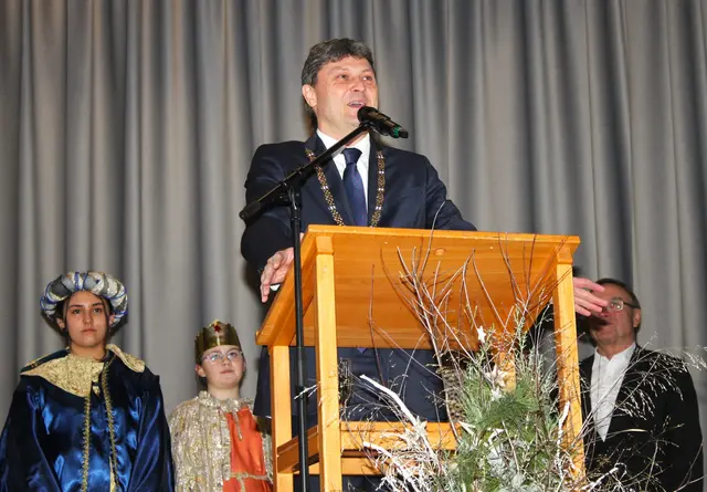 Bürgermeister Michael Higl freute sich über den großen Besucherzuspruch beim Meitinger Neujahrsempfang. | Foto: Peter Heider