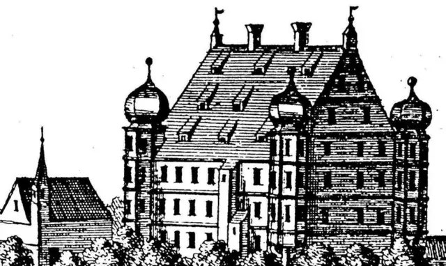 Das Hurlacher Schloss um 1700 - Stich von Michael Wening (1645-1718) | Foto: Archiv von JMEM Hurlach und Archiv des Landsberger MarriageWeek-Forums