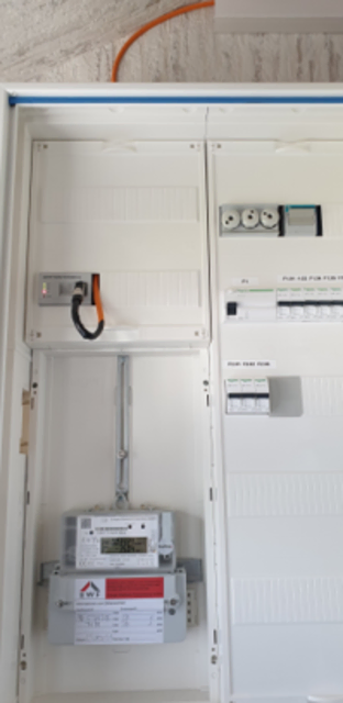 Sicherungs und Stromzählerkasten 2020