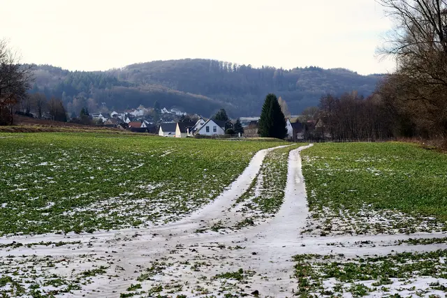 Blick Richtung Erdhausen.