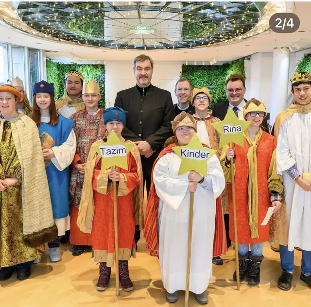 Sternsinger beim Ministerpräsidenten | Foto: Bayerische Staatskanzlei