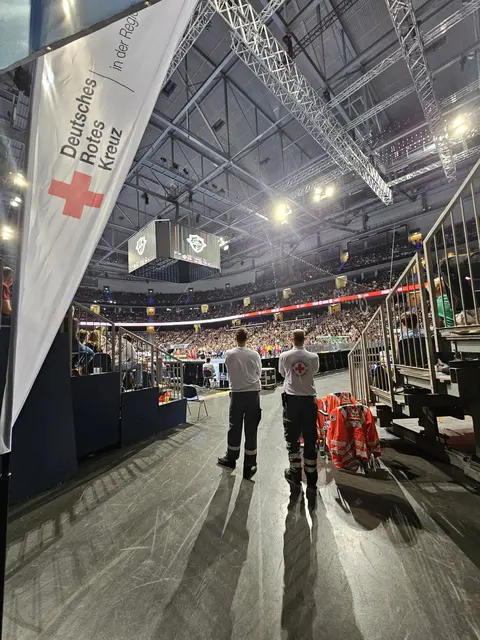 Sanitätsdienst bei den RECKEN (Handball-Bundesliga) | Foto: © F. Hentschel/DRK Laatzen