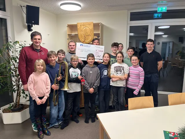 Jugendleitung und Jugendorchester des JBO Meitingen