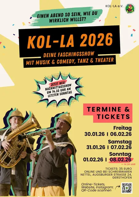 Die Faschingssitzungen "KOL-LA" bieten mehrere Stunden Kurzweil und gute Laune. 