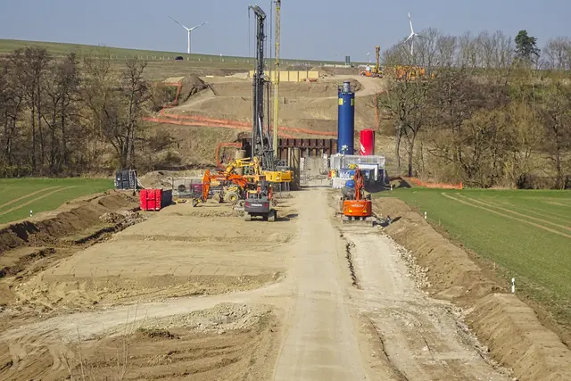 Baustelle Einetal - Brücke (22.03.2025)