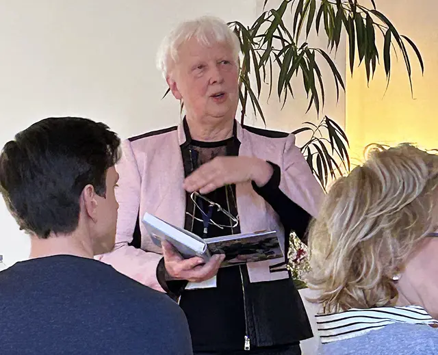 Leiterin des Leseprojekts, Dorothee Sieber. 