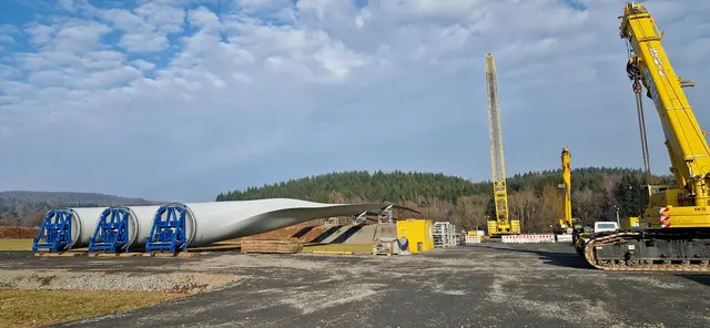 Umschlag- und Lagerfläche für Windkraftanlagen