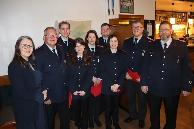 von links nach rechts: Ramona Schuhmann, Hans-Jürgen Hake, Frederik Müller, Sophia Mensing, Maren Tschiche, John Schmidt, Nika Hanke, Heinrich Eicke, Sven-Heinrich Mensing