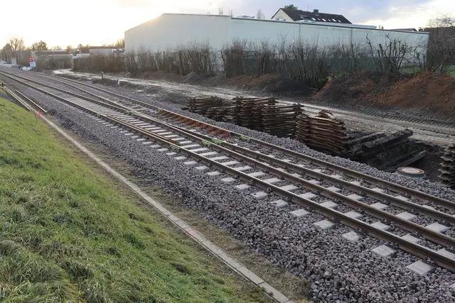 Weiche auf der nördlichen Seite