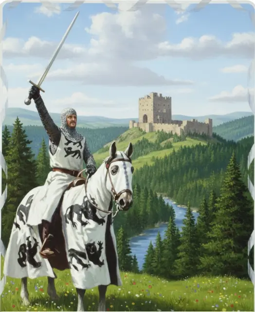 Burgenromantik Hatzfeld durch KI