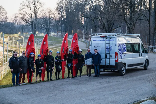 Stadtsparkassse Augsburg unterstützt Kanu Schwaben Nachwuchs | Foto: Michael Neumann