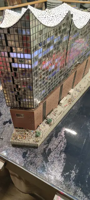Die Elbphilharmonie (Elphi) im Miniatur Wunderland Hamburg