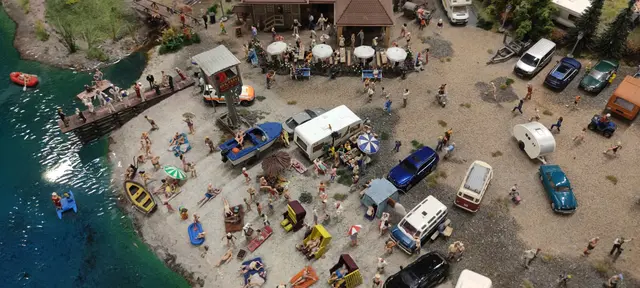Die detailgetreuen Darstellungen im Miniatur Wunderland Hamburg bringen Groß und Klein zum Staunen