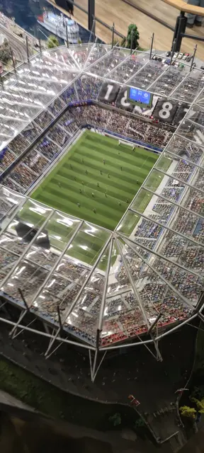 Das Volksparkstadion Hamburg im Miniatur Wunderland Hamburg