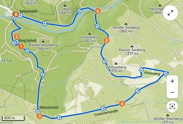 Wandervorschlag 2.)