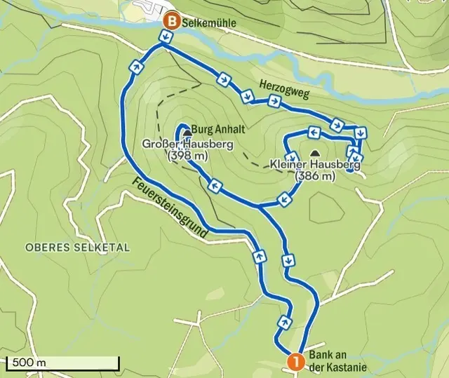 unsere Wanderung
