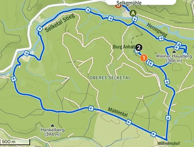Wandervorschlag 1.)
