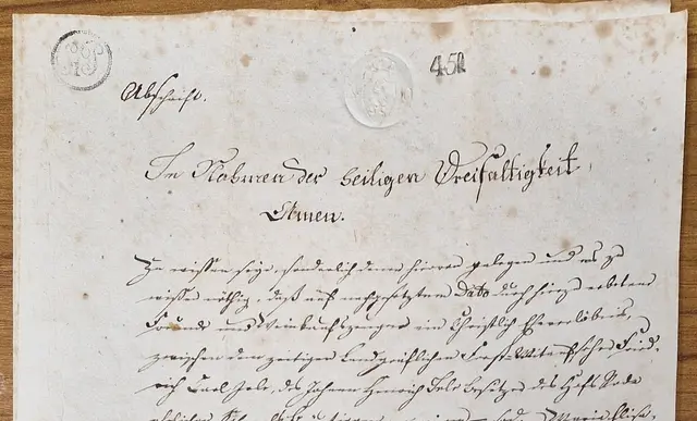 Ehevertrag von 1826