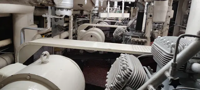 Im Maschinenraum der Cap San Diego