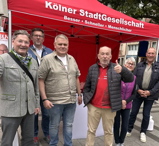 Die Kölner Wählergemeinschaft Kölner StadtGesellschaft KSG will die Kölner Außenbezirke entlasten | Foto: Frei von Rechten Dritter