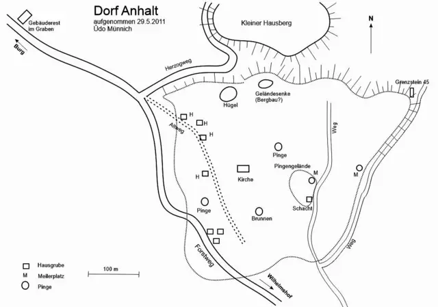 Lageplan Dorf Anhalt | Foto: Udo Münnich