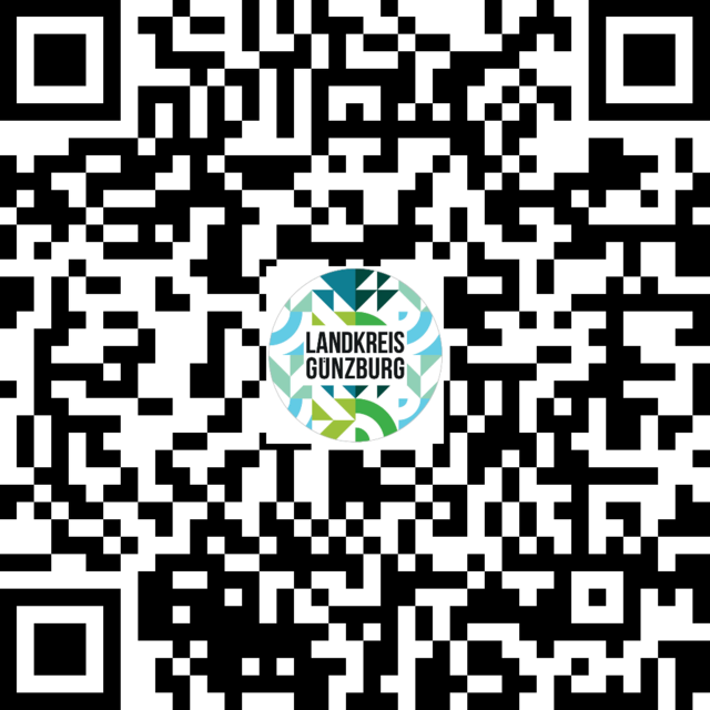 QR-Code für den WhatsApp-Kanal des Landkreises Günzburg.  | Foto: Landratsamt Günzburg