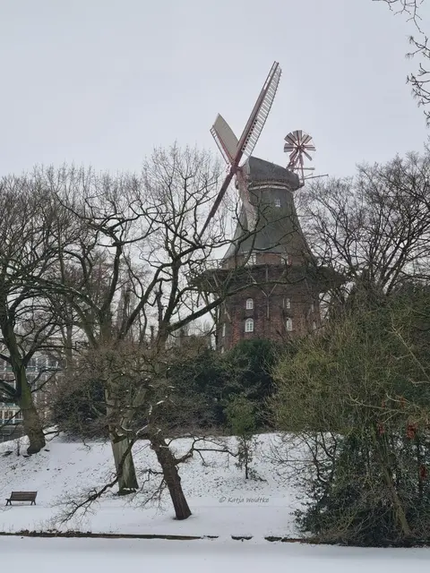 Mühlen in Deutschland (Foto: Katja Woidtke)

Schneelandschaft an der Bremer Mühle am Wall | Foto: Foto: Katja Woidtke