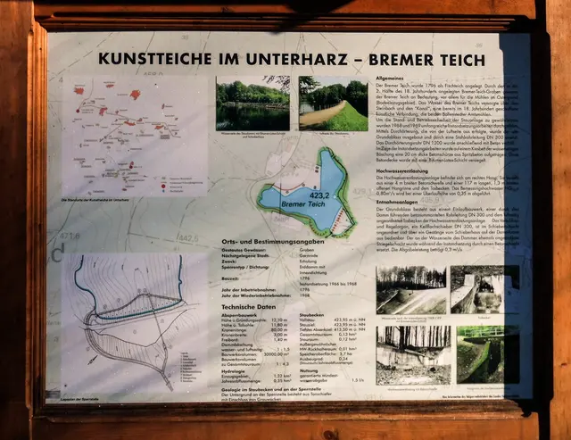 Info Tafel Bremer Teich