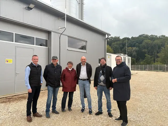 v.l. Bürgermeisterkandidat Jonas Bader (Bubesheim), Bürgermeister Gerhard Sobczyk (Bubensheim), Bürgermeisterin Dr. Ruth Niemetz, Vorstand der Stadtwerke Lothar Böck, CSU-Ortsvorsitzender und Stadtrat Philipp Rauner, Oberbürgermeisterkandidat Stefan Baisch | Foto: Baisch/CSU