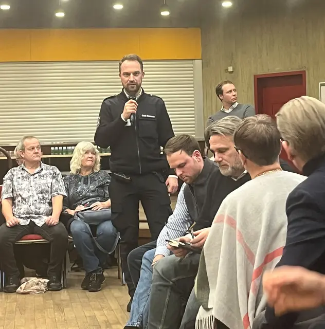 Der neue Ordnungsbotschafter im Stadtbezirk Björn Misselhorn stellte sich vor