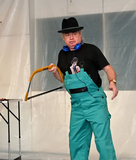 In Aktion: Karl „Rocky“ Baldower