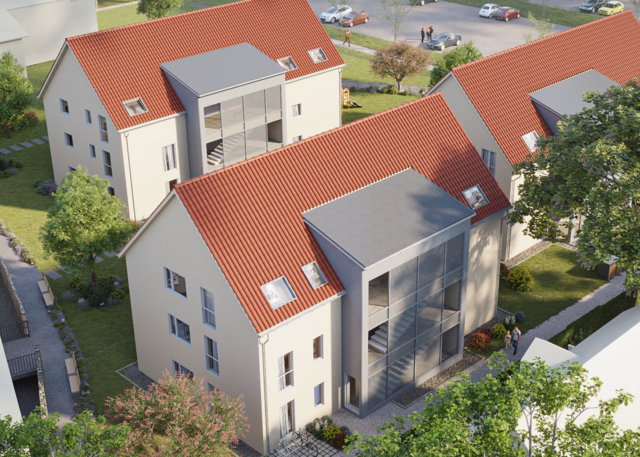 Unter dem Motto „Wohnen am Gerberweg“ entsteht in Friedberg ein modernes Wohnensemble, welches architektonische Klarheit, hohe Bauqualität sowie nachhaltige Energiekonzepte vereint. | Foto: Foto: Gerber+Jack