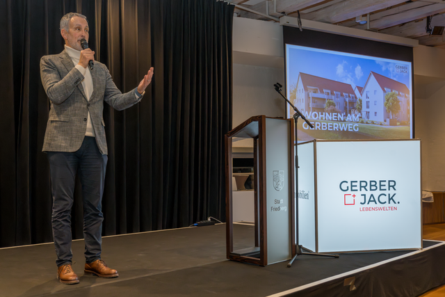 „Wohnen am Gerberweg“ Gerber+Jack Lebenswelten - Friedbergs Erster Bürgermeister Roland Eichmann stellt zeitnahe Baugenehmigung in Aussicht | Foto: Foto: FSeventfoto