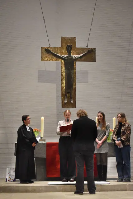 Einsegnung des neuen Diakons Alexander Schiller in der Auferstehungskirche
