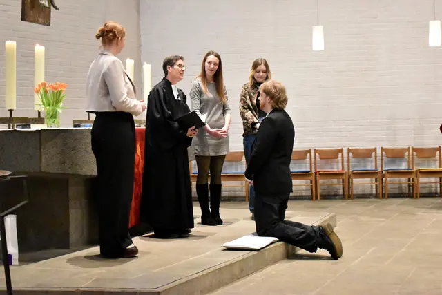 Einsegnung des neuen Diakons Alexander Schiller in der Auferstehungskirche