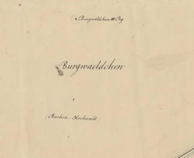 Landkarte von 1832
