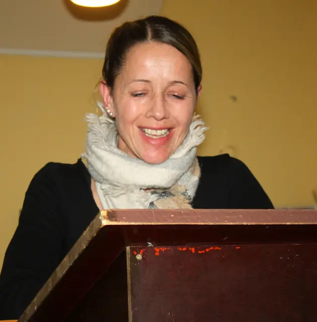 Andrea Ziegler berichtete über die Aktivitäten der Abteilung Turnen. | Foto: Peter Heider