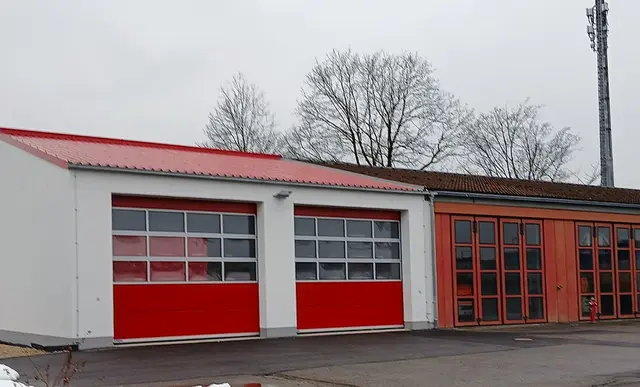 Der Anbau am Meitinger Feuerwehrhaus wurde im vergangenen Jahr fertiggestellt. | Foto: Peter Heider
