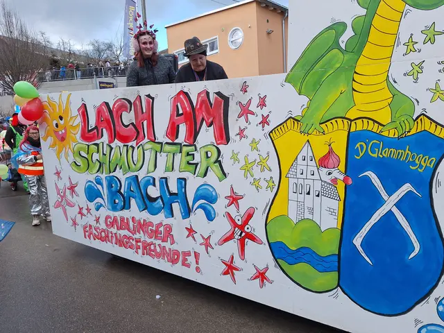 Motto der Gablinger Faschingsfreunde "D'Glammhogga": "Lach am Schmutterbach"