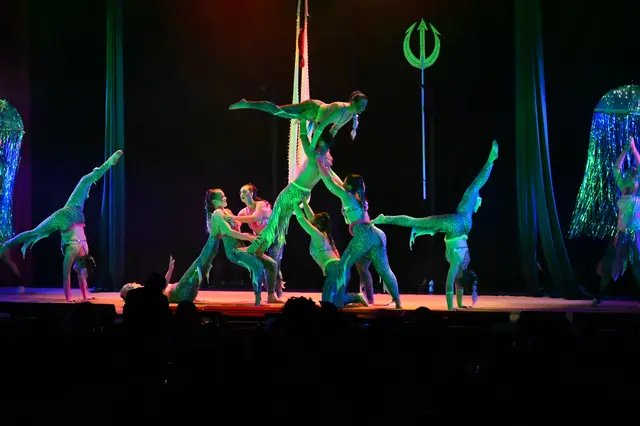 Die Gruppe "Christallica" faszinierte mit dem Thema "Waterworld"