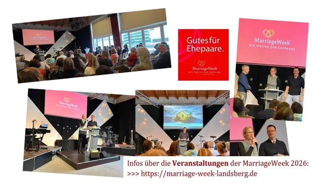 Gottesdienst der Landsberger Vineyard-Gemeinde am 8. Februar 2026 zum „Start in die MarriageWeek“ | Foto: Archiv des Landsberger MarriageWeek-Forums