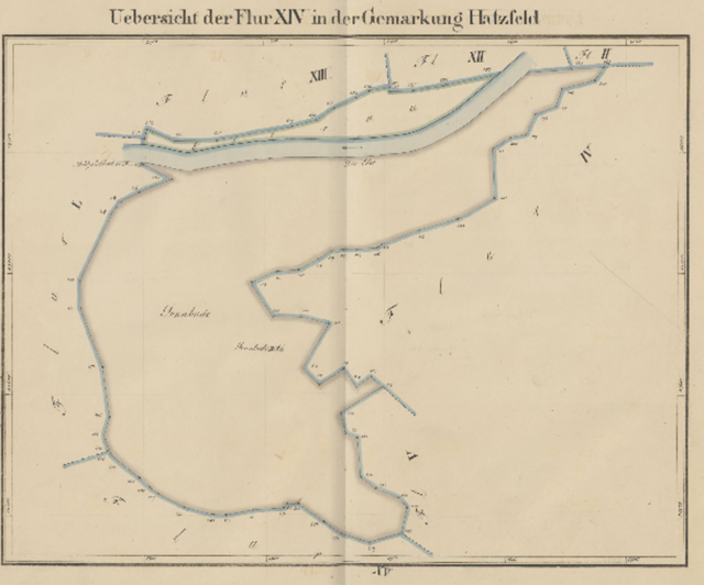 Sonnbade , in diesem Bereich wurde die Mühle gebaut 1694