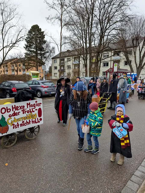 Jetzt geht es los! - die GPF beim Kinderumzug in Gersthofen am 14. Februar 2026 | Foto: Manuela Jung