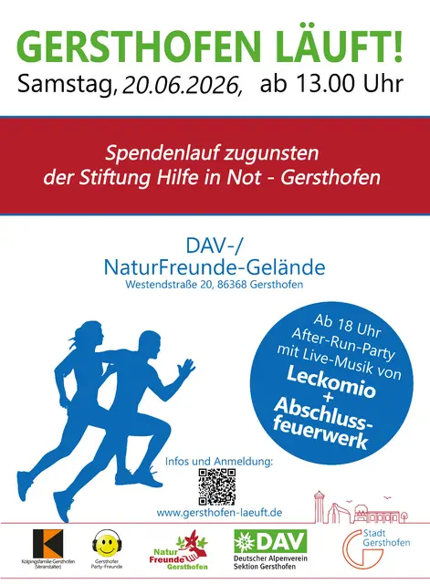 Gersthofen läuft! am 20. Juni 2026