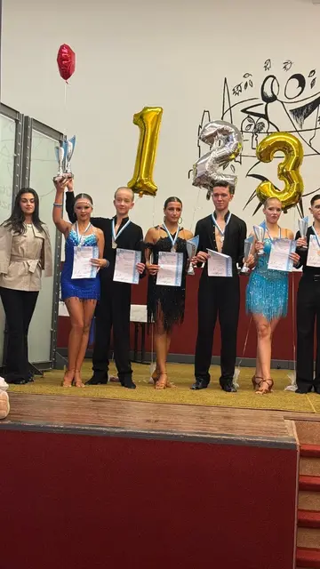 Devid und Sofia Bayerische Meister Jugend B Latein | Foto: Tanja Kuschill