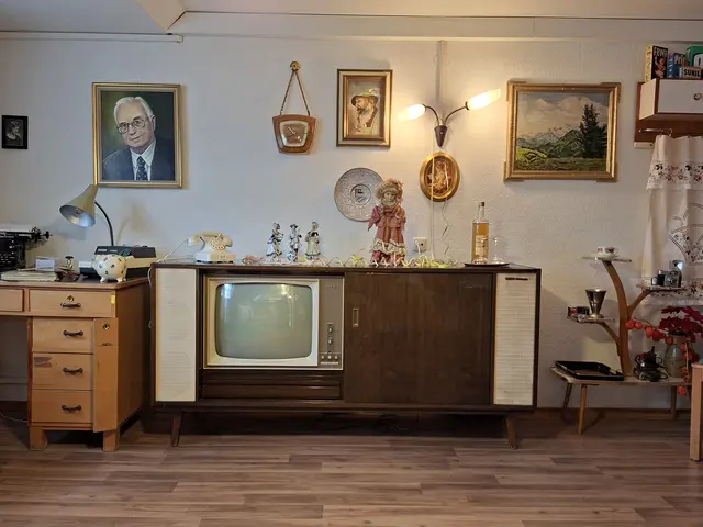 Der Fernseher der SABA Sonora - damals schon eine ausgreifte Technik.  | Foto: Otto Killensberger