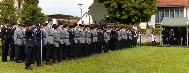 Gelöbnis der Rekruten der 6./ITBtl 292 in Dillingen an der Donau | Foto: Fotograf: Eric Oehme, Bildrechte: Bundeswehr